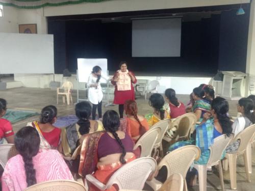 Zilla Parishad Teachers Training of Trainer workshop on Menstrual Hygiene and Reproductive Rights (facilitation from Sukhibhava and ROSHNI).